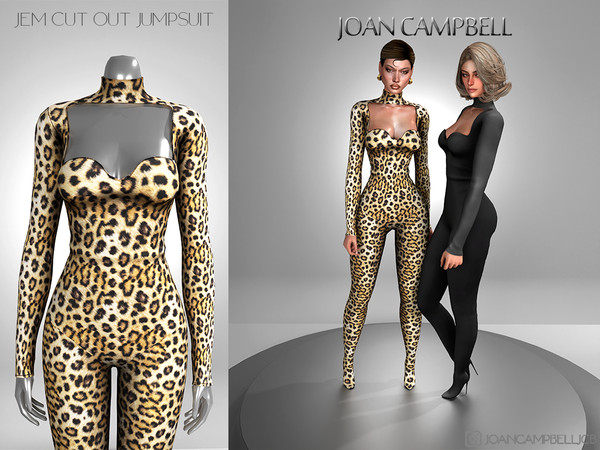 Sims 4 — JEM CUTOUT JUMPSUIT by Joan_Campbell_Beauty_ — 16 swatches Custom thumbnail Original mesh