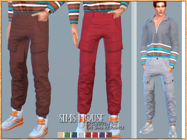 Sims 4 — MEN'S CARGO PANTS by Sims_House — MEN'S CARGO PANTS