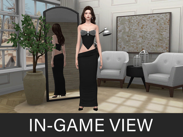 Sims 4 — By Beto - Dayana (Top) by Beto_ae0 — Elegant and sexy outfit full of diamonds, enjoy it