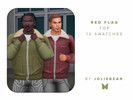 Sims 4 — Red Flag Jacket by Joliebean — - BGC