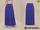 Sims 4 — Modest Wear - High Waist Tiered Maxi Skirt by kapakijo — High waist tiered maxi skirt available in 32 colors.