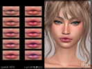 Sims 4 — Glossy Lipstick (lipstick n276) by Layla — Female Glossy Lipstick Previews were made using HQ Mod