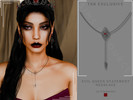Sims 4 — Evil Queen Statement Necklace by Glitterberryfly — A statement necklace for the evil queen