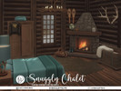 Sims 4 — Patreon release - Snuggly Chalet Part 3 by Syboubou — Snuggly Chalet is a warm and rustic bedroom cc set made