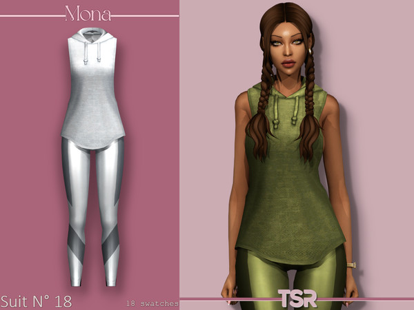 Sims 4 — Sports suit by Mona — -New mesh-