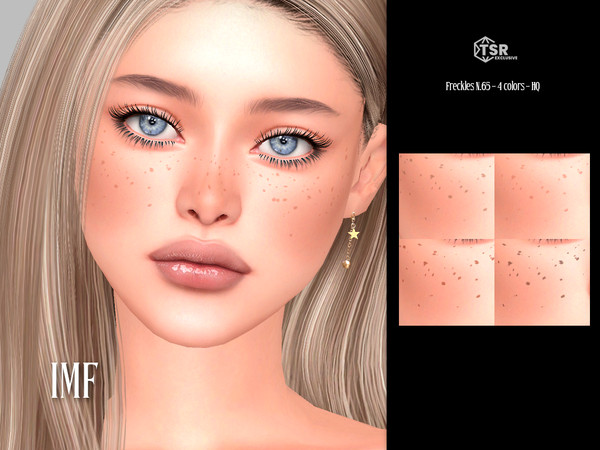 Sims 4 — IMF Freckles N.65 by IzzieMcFire — - Stand alone item with thumbnail