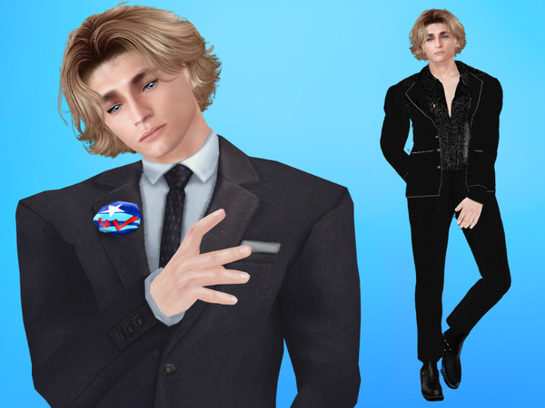 Sims 4 — Jim Braxton by Alex_Chau — Please download all file needed( In REQUIRED TAB). If you want the Slider files, feel