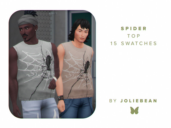 Sims 4 — Spider Top by Joliebean — - BGC