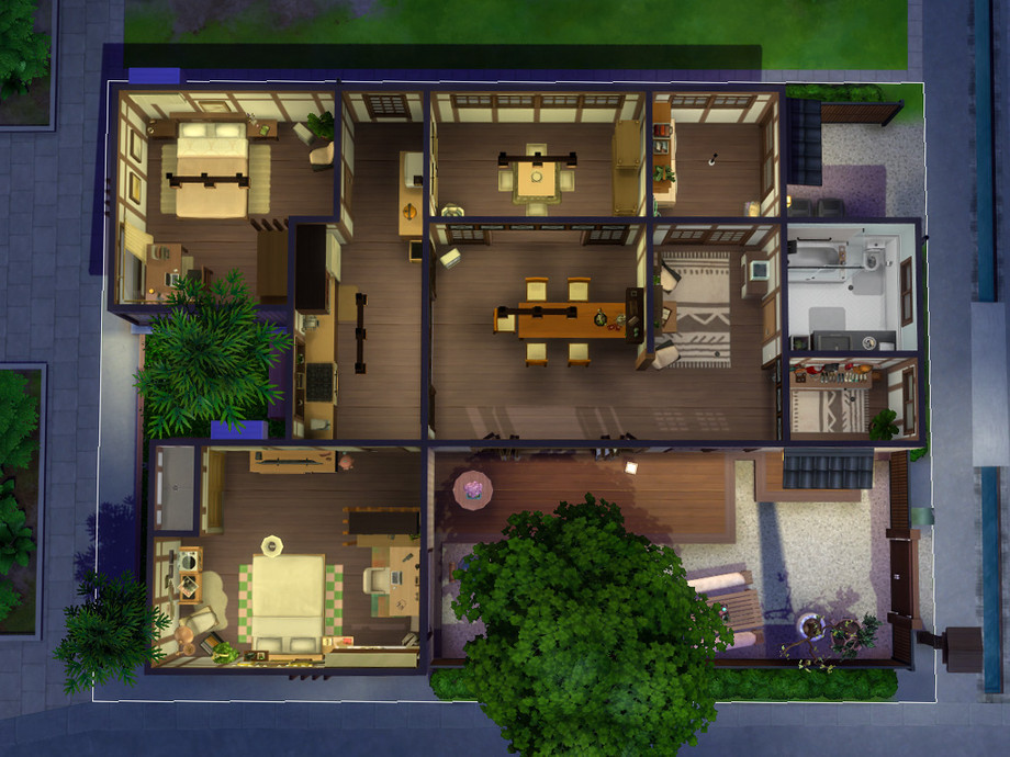 The Sims Resource | Mt. Komorebi Family Home by Venerian NO CC