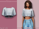 Sims 4 — Cropped t-shirt by Mona — -New mesh-