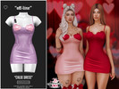Sims 4 — Off-Line - Chloe Dress (Patreon Exclusive) by VentaStudio — Chloe Dress