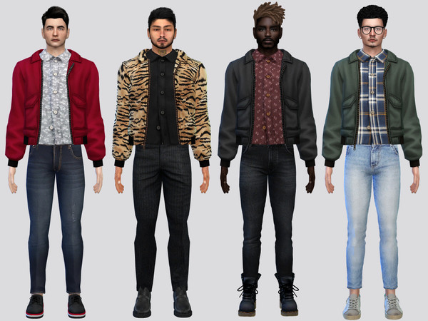 Sims 4 — Ribas Jacket by McLayneSims — TSR EXCLUSIVE