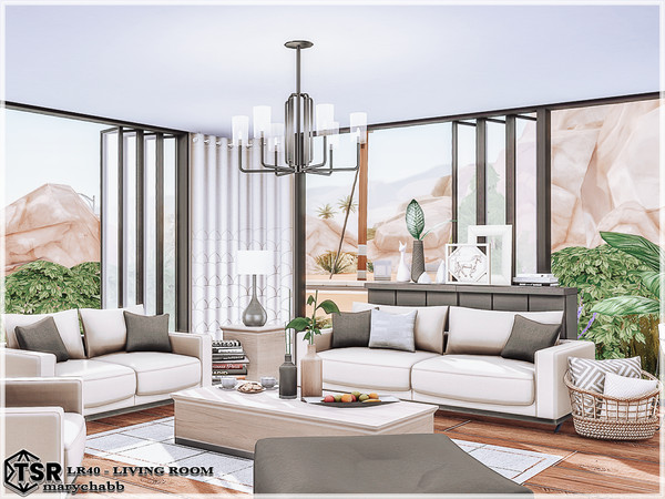 Sims 4 — LR40 - Living Room by marychabb — I present a room - Living Room . Room is fully equipped. Value: 21,304$