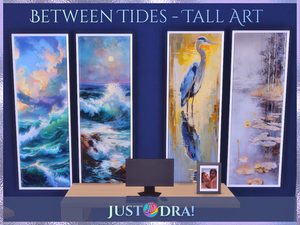 Sims 4 — Between Tides - Coastal Art Collection by Draven298 — Today we're drifting further into Between Tides with a