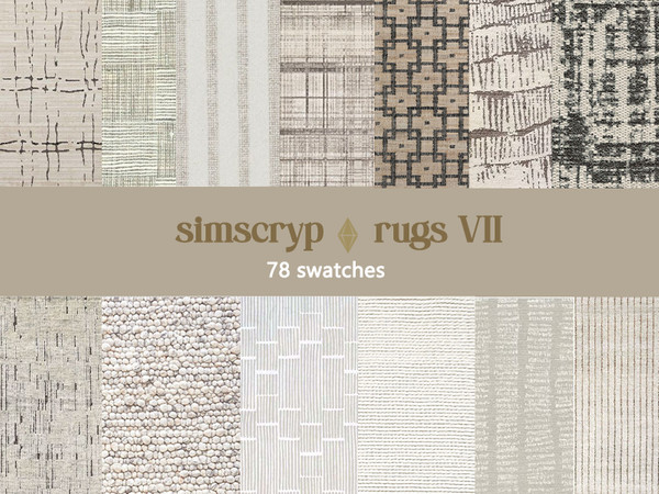Sims 4 — simscryp - rugs VII by Simscryp — 78 swatches