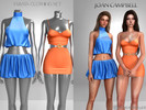 Sims 4 — TABATA SET by Joan_Campbell_Beauty_ — INCLUDES: DRESS (12 swatches)