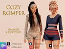 Sims 4 — MAE - COZY ROMPER by linavees — New Mesh