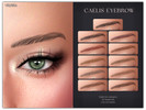 Sims 4 — VELYSEA Caelis Eyebrow by VELYSEA — -Eyebrow category -HQ comatble -22 swatches