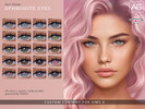 Sims 4 — Avi-Glam - Aphrodite Eyes by VentaStudio — 40 Swatches
