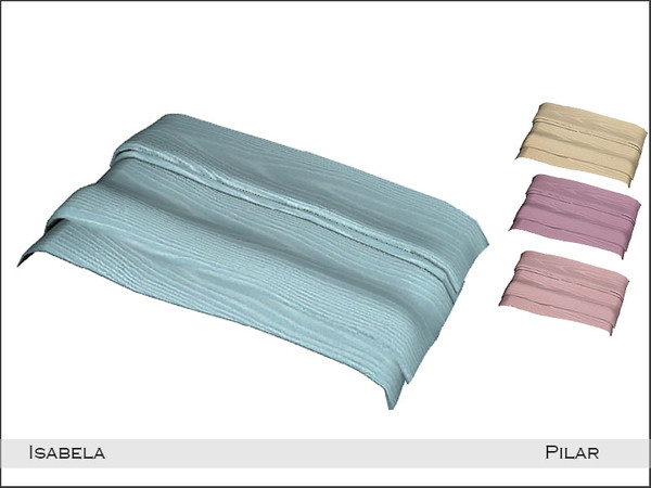 Sims 4 — Pilar Isabela Deco2Bed by Pilar — Elegant classic-style bedroom with bold colors