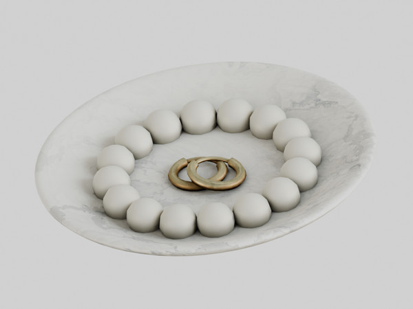 Sims 4 — Ersi Set: Jewelry Dish by Mechtasims — Ersi Set. Created by Mechtasims.