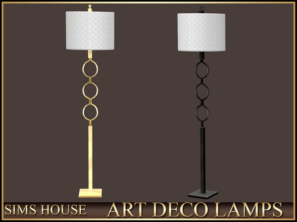 Sims 4 — Sims House FLOOR LAMP | ART DECO LAMPS by Sims_House — ART DECO LAMPS