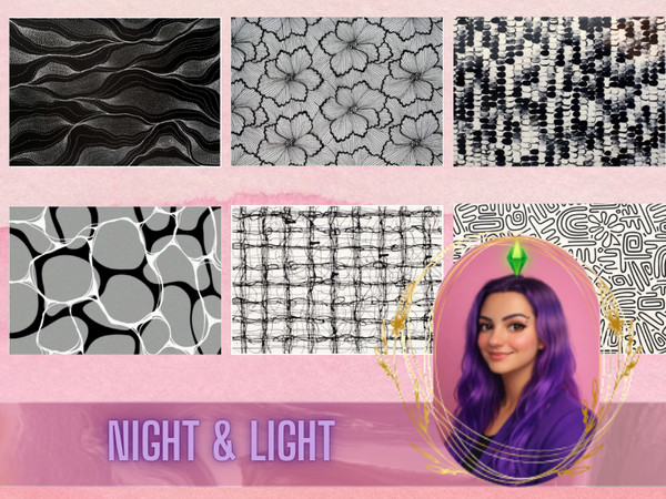 Sims 4 — Night & Light Rug Set by gokcemsims — The Night & Light Rug Set is designed as a perfect companion to