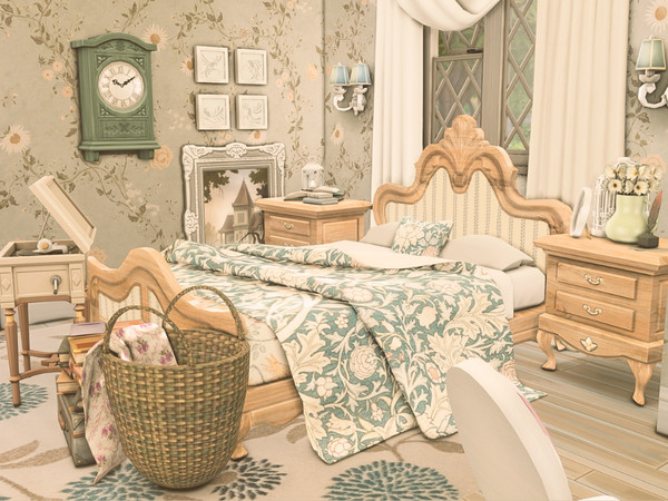 Sims 4 — Daphne Bedroom by WrzosoweMarzeniaa — Room Type: Bedroom