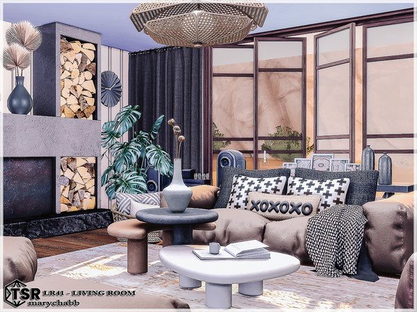 Sims 4 — LR 41 - Living Room by marychabb — I present a room - Living Room . Room is fully equipped. Value: 23,379$