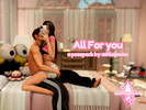 Sims 4 — All For You Posepack by ashlegacies — - Posepack