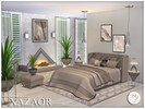 Sims 4 — Xazaor bedroom set2 by jomsims — Xazaor is a modern and elegant bedroom set for your Sims.