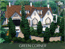 Sims 4 — Green Corner by MychQQQ — Lot: 40x40