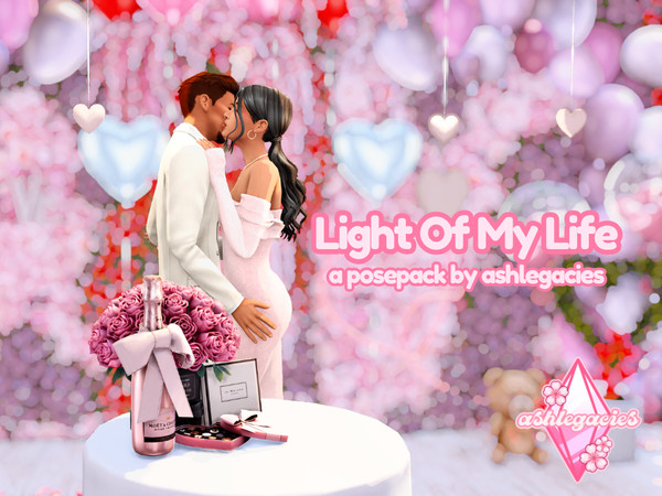 Sims 4 — Light of my Life Posepack by ashlegacies — - Posepack