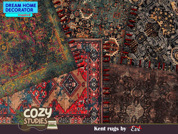 Sims 4 — Kent rugs by evi — Cozy rugs which bring a bohemian touch and warmth in every room