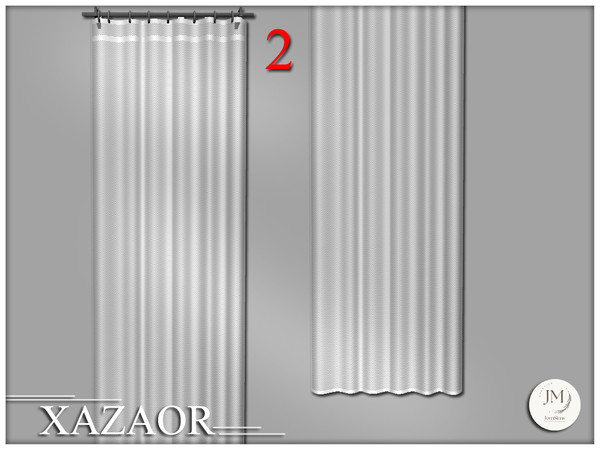 Sims 4 — Jomsims Xazaor curtain2 by jomsims — Xazaor is a modern and elegant bedroom set for your Sims.