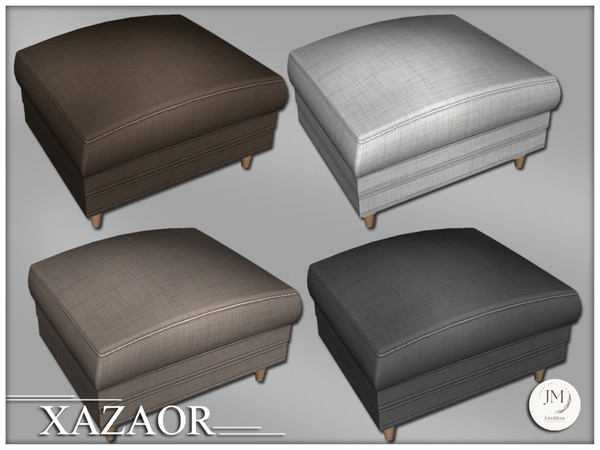 Sims 4 — Jomsims Xazaor puff by jomsims — Xazaor is a modern and elegant bedroom set for your Sims.