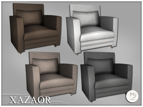Sims 4 — Jomsims Xazaor seat by jomsims — Xazaor is a modern and elegant bedroom set for your Sims.