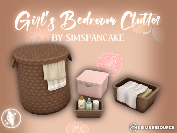 Sims 4 — Dirty Laundry Basket| simspancake Everyday Daydreams Kit by simspancake_cc — Bring some everyday touch to your
