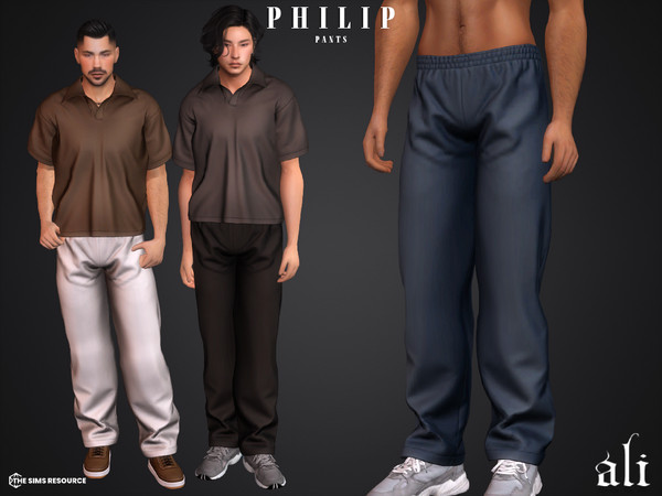 Sims 4 — PHILIP pants by ali1 — Pants