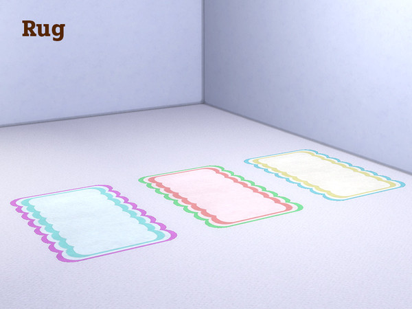 Sims 4 — Retro Bathroom Table by Ando540 — The following items are included: Curtains (3 colors)