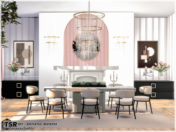 Sims 4 — D5 - Dining Room by marychabb — I present a room - Dining Room, that is fully equipped.