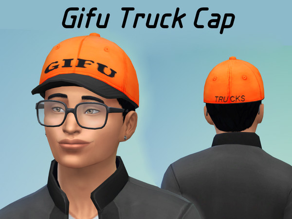 Sims 4 — Gifu Truck Cap by Oguzok — Gifu Truck cap, in one color