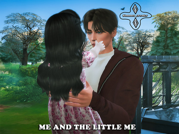 Sims 4 — Me and little me by Simmer_creator9 — Family Pose Pack 5 Poses 1 pose for Female & Infant 1 pose for Male