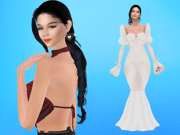 Sims 4 — Hazel Rodriguez(Inspired from Michelle Rodriguez) by Alex_Chau — Please download all file needed( In REQUIRED