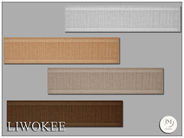 Sims 4 — Jomsims liwokee rugs by jomsims — Liwokee is a warm and modern entryway set for your Sims.