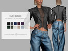 Sims 4 — Lilah Blazer by Charlotte_Morris — 10 swatches