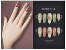 Sims 4 — VELYSEA Noire Nail by VELYSEA — -Fingernail category -HQ comatble -31 swatches