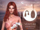 Sims 4 — Nightcrawler-Venture Hair STYLE C by Nightcrawler_Sims — NEW HAIR MESH
