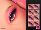 Sims 4 — MM Glass Touch Eyeshadow N363 by cosimetic — An ultra shiny eyeshadow with intense gloss and light reflection.