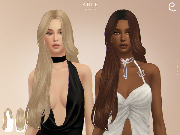 Sims 4 — Arle Hairstyle by Enriques4 — Description
